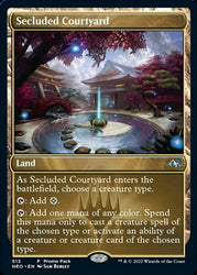 Secluded Courtyard (Promo Pack) [Kamigawa: Neon Dynasty Promos]