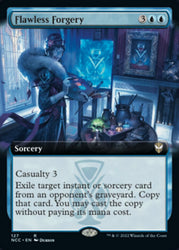 Flawless Forgery (Extended Art) [Streets of New Capenna Commander]