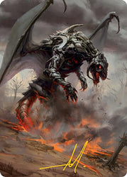 Scion of Draco Art Card (Gold-Stamped Signature) [Modern Horizons 2 Art Series]