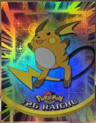 Raichu (26) (Rainbow Foil) (Black Logo) [Topps Pokemon]