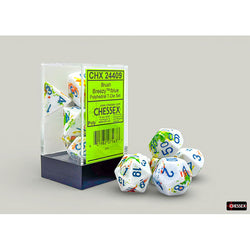 Chessex: Brush Dice - Breezy 7-Die Set (CHX24409)