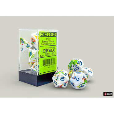 Chessex: Brush Dice - Breezy 7-Die Set (CHX24409)