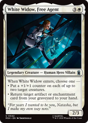 White Widow, Free Agent [Marvel Super Heroes]
