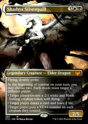 Shadrix Silverquill (Borderless Alternate Art) [Strixhaven: School of Mages]