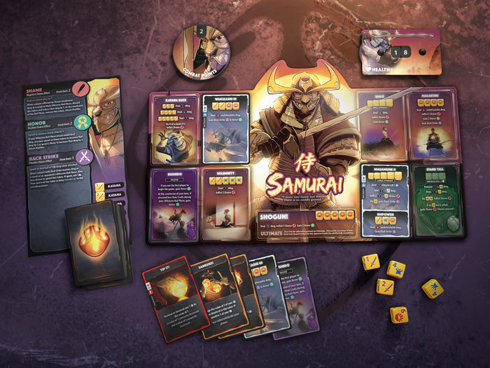 Dice Throne: Gunslinger vs Samurai