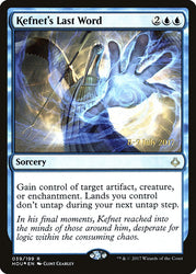 Kefnet's Last Word [Hour of Devastation Prerelease Promos]