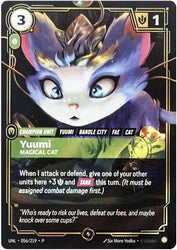 Yuumi, Magical Cat (056/219) [Riftbound Organized Play Promotional Cards]