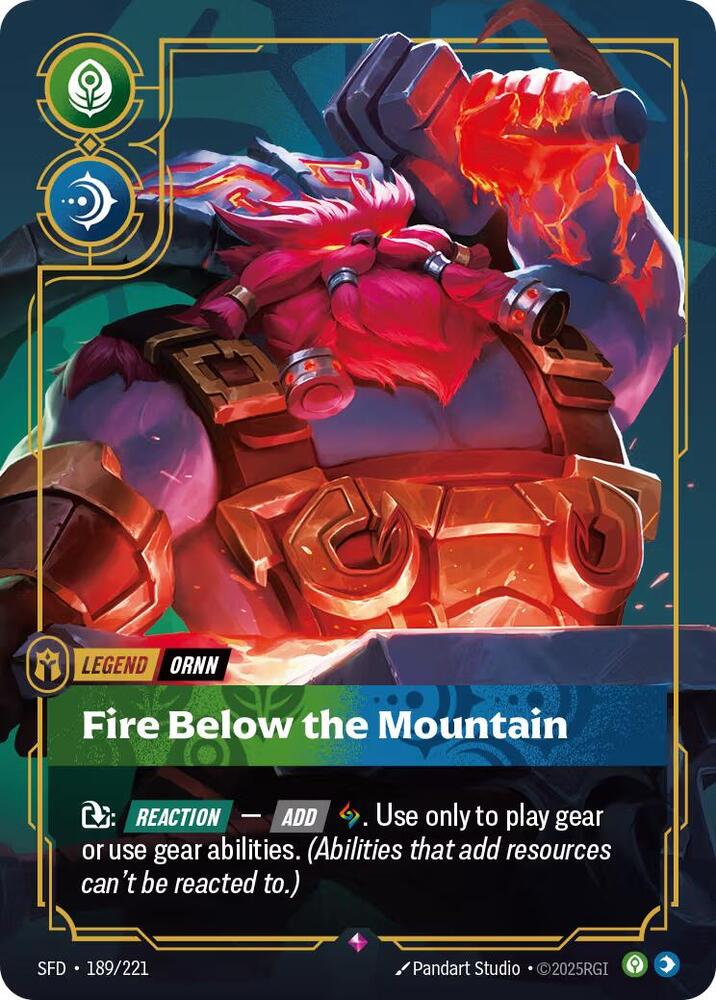Ornn, Fire Below the Mountain (189/221) [Spiritforged]