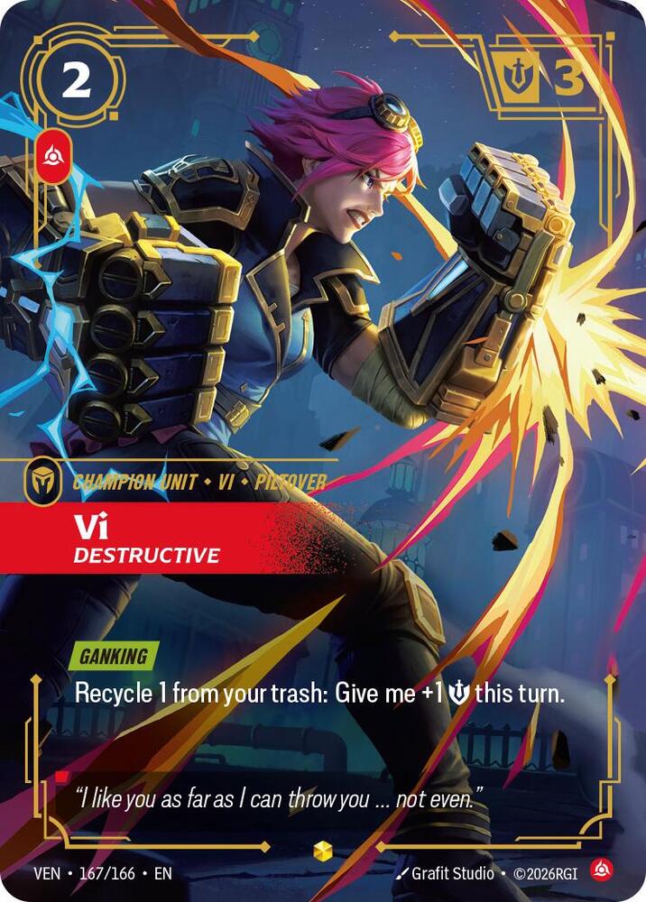 Vi, Destructive (Overnumbered) (167/166) [Vendetta]