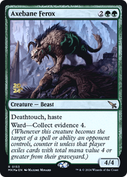 Axebane Ferox [Murders at Karlov Manor Prerelease Promos]