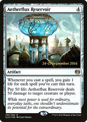 Aetherflux Reservoir [Kaladesh Prerelease Promos]