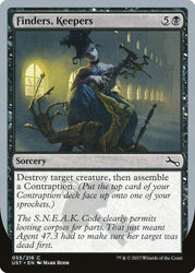 Finders, Keepers [Unstable]