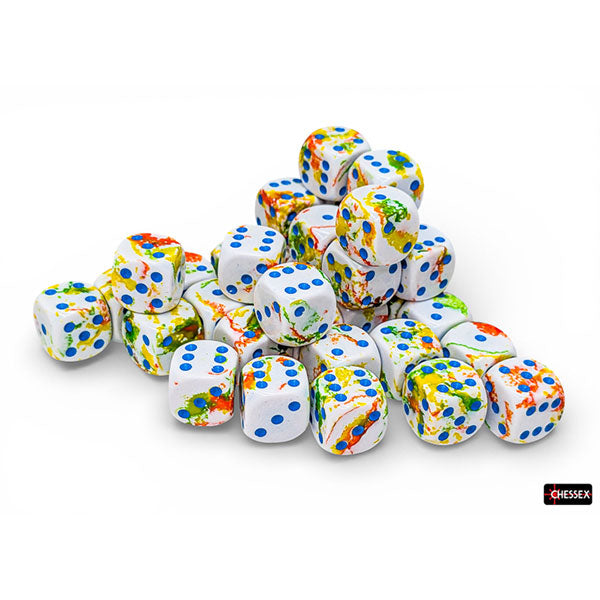 Chessex: Brush Dice - Breezy 12mm d6 Dice Block (CHX24809)