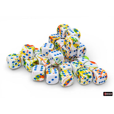Chessex: Brush Dice - Breezy 12mm d6 Dice Block (CHX24809)