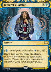 Tezzeret's Gambit (Foil Etched) [Strixhaven: Mystical Archive]