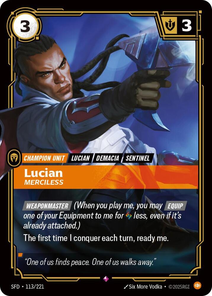 Lucian, Merciless (113/221) [Spiritforged]