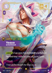 Yasuo, Windrider (Overnumbered) (235/221) [Spiritforged]