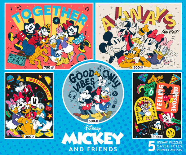 Puzzle: Disney 5 in 1 Multi Pack Ast (3)