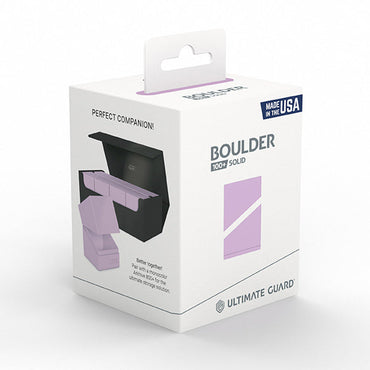 Ultimate Guard Boulder Deck Box: 100+ Solid - Lavender Purple