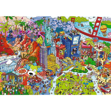 Puzzle: Spy Guy Lost Items - USA (500pc)