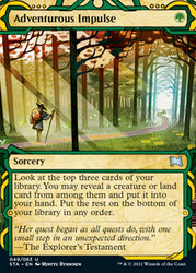 Adventurous Impulse (Foil Etched) [Strixhaven: Mystical Archive]