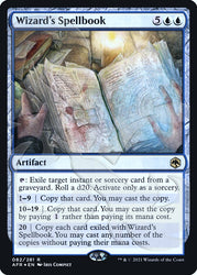 Wizard's Spellbook (Ampersand Promo) [Dungeons & Dragons: Adventures in the Forgotten Realms Promos]