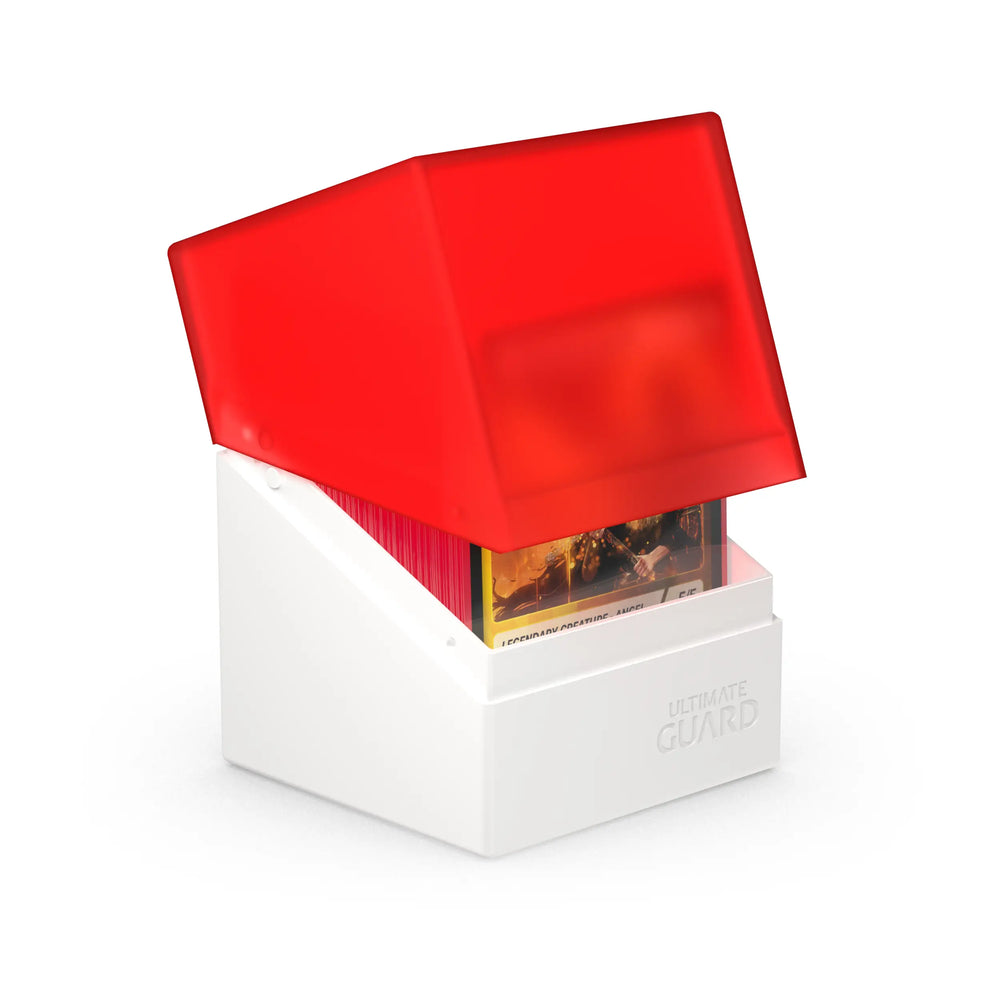 Ultimate Guard Boulder Deck Box: Synergy Red/White 100+