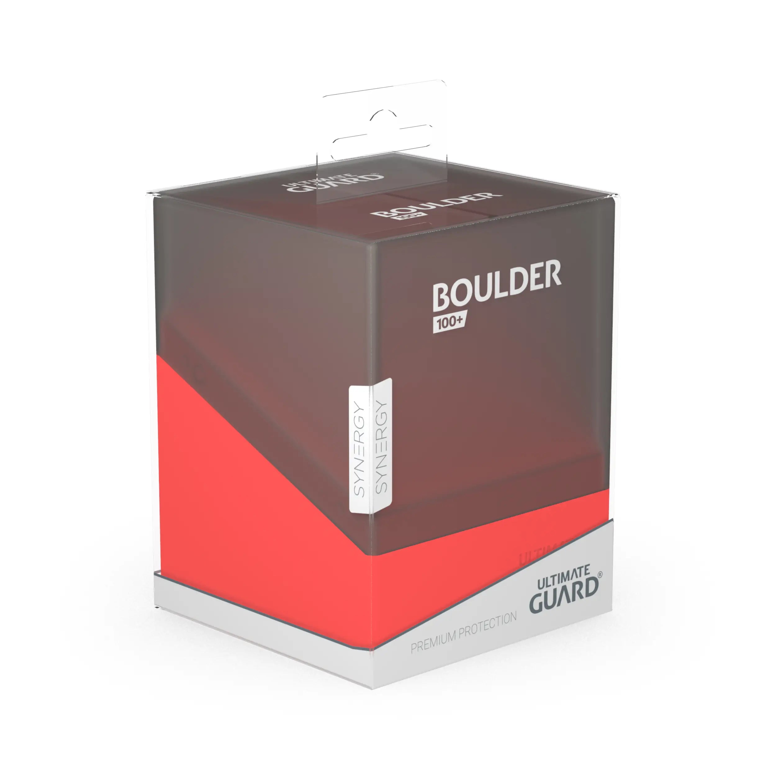 Ultimate Guard Boulder Deck Box: Synergy Black/Red 100+