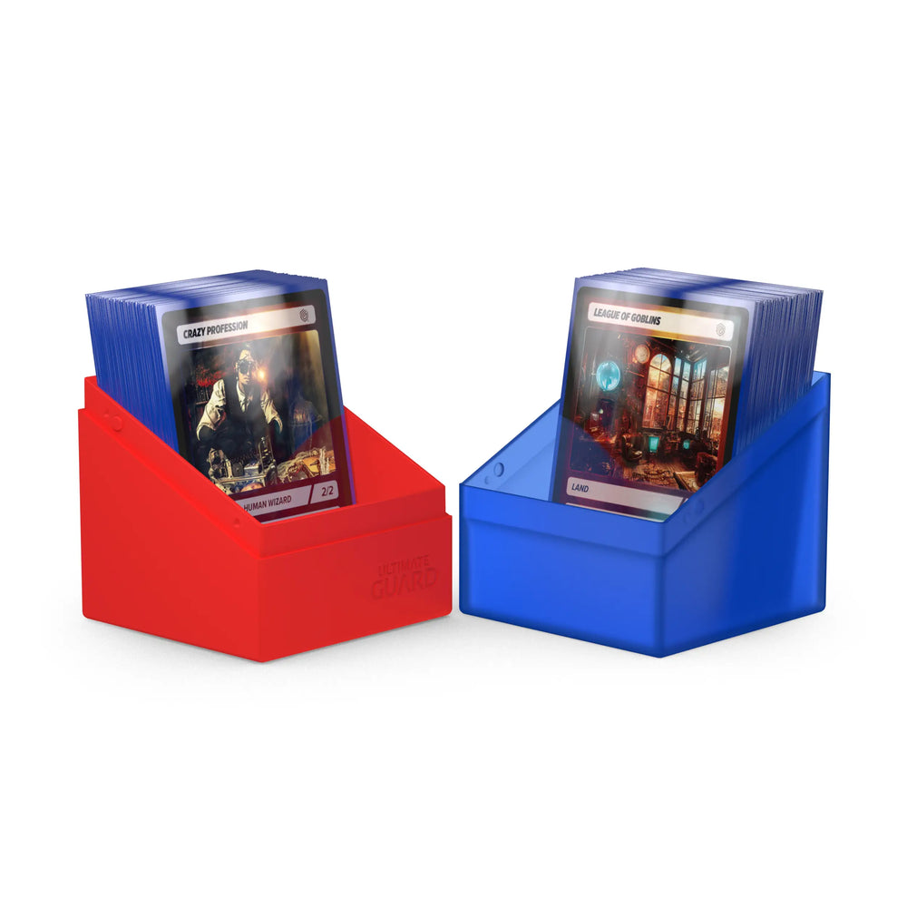 Ultimate Guard Boulder Deck Box: Synergy Blue/Red 100+