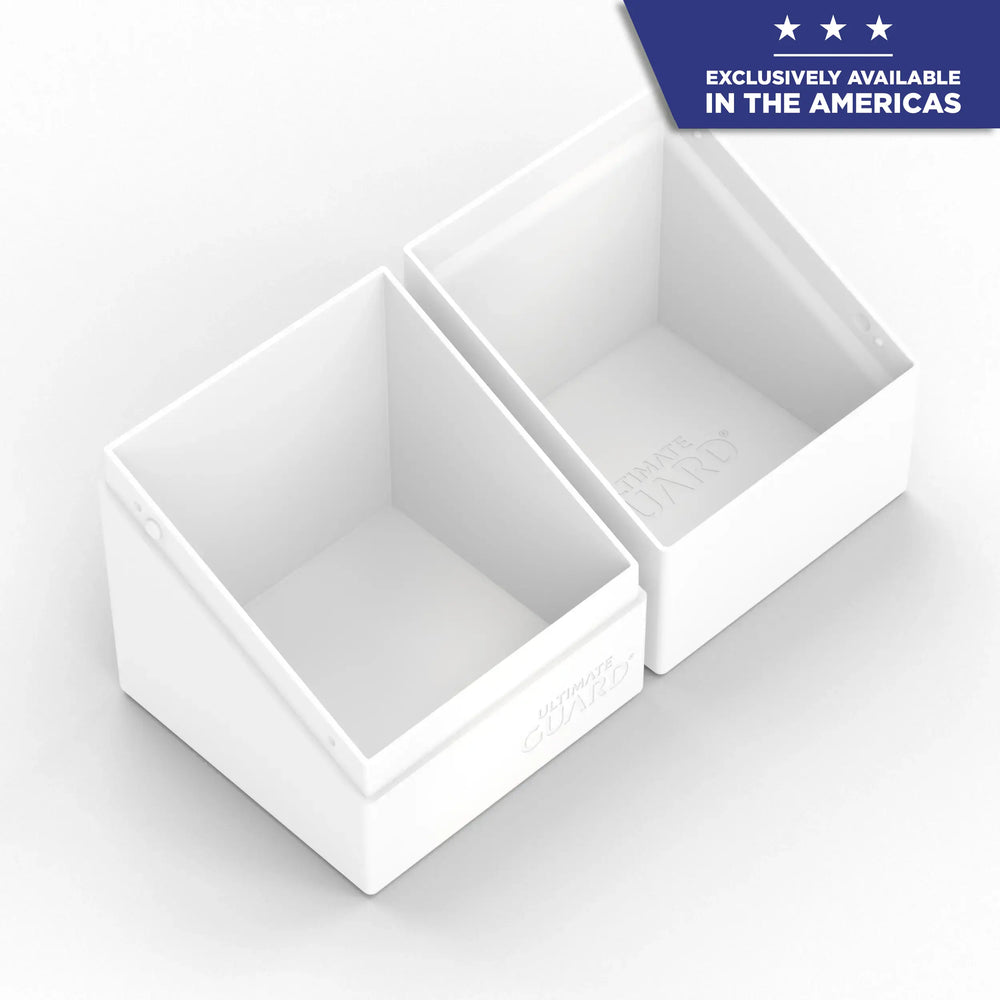 Ultimate Guard Boulder Deck Box: Solid Color 100+ - White