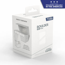 Ultimate Guard Boulder Deck Box: Solid Color 100+ - White