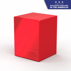 Ultimate Guard Boulder Deck Box: Solid Color 100+ - Red
