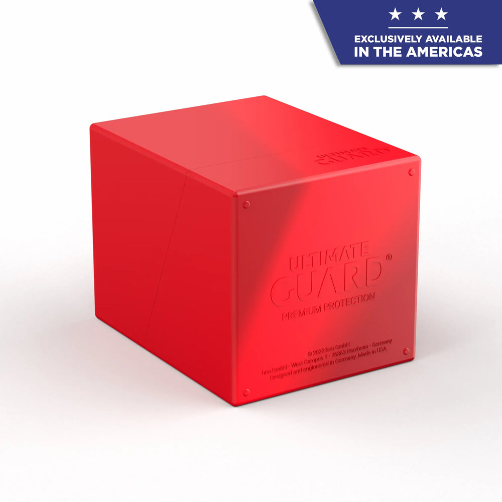 Ultimate Guard Boulder Deck Box: Solid Color 100+ - Red