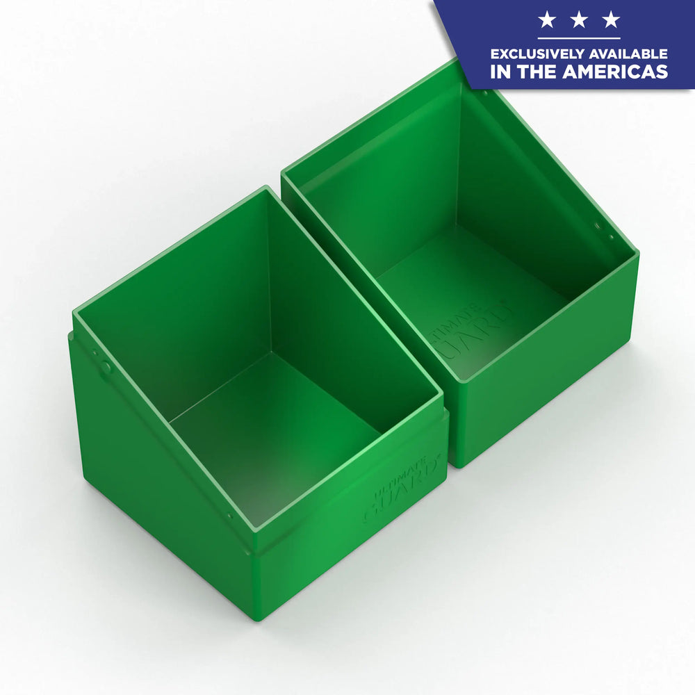 Ultimate Guard Boulder Deck Box: Solid Color 100+ - Green