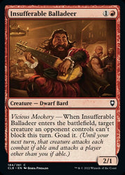 Insufferable Balladeer [Commander Legends: Battle for Baldur's Gate]