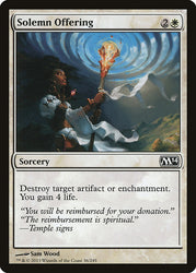 Solemn Offering [Magic 2014]