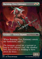 Burning-Tree Emissary (Borderless Alternate Art) [Double Masters 2022]