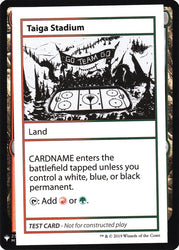 Taiga Stadium [Mystery Booster Playtest Cards]
