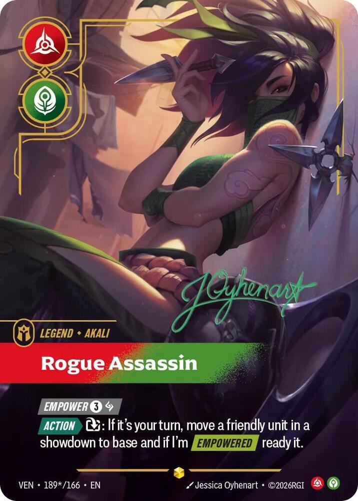 Akali, Rogue Assassin (Signature) (189*/166) [Vendetta]