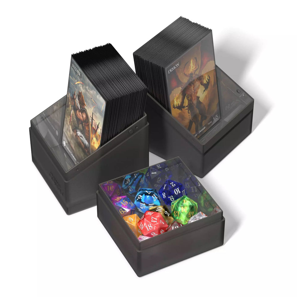 Ultimate Guard Boulder Deck Box: Boulder'n'Tray 100+ - Onyx