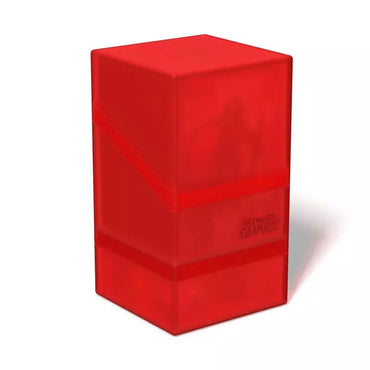Ultimate Guard Boulder Deck Box: Boulder'n'Tray 100+ - Ruby