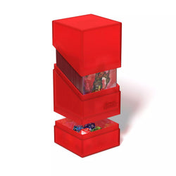 Ultimate Guard Boulder Deck Box: Boulder'n'Tray 100+ - Ruby