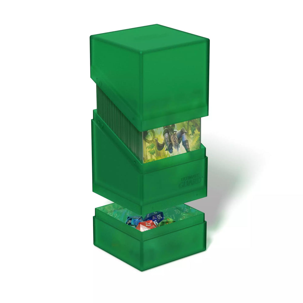 Ultimate Guard Boulder Deck Box: Boulder'n'Tray 100+ - Emerald