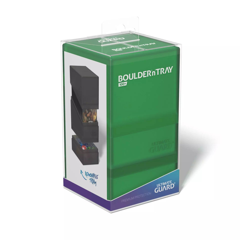 Ultimate Guard Boulder Deck Box: Boulder'n'Tray 100+ - Emerald