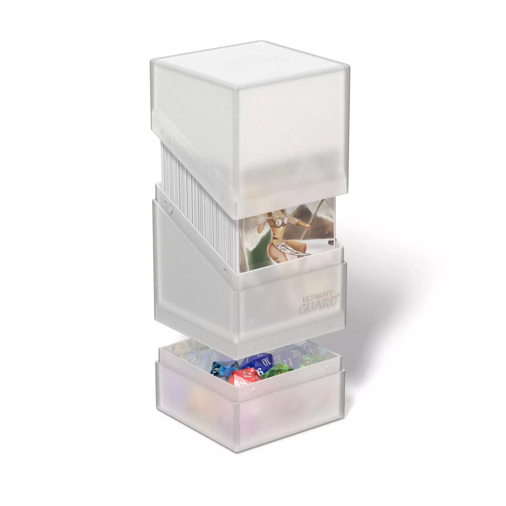 Ultimate Guard Boulder Deck Box: Boulder'n'Tray 100+ - Frosted