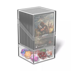 Ultimate Guard Boulder Deck Box: Boulder'n'Tray 100+ - Clear