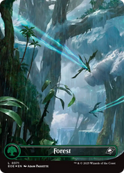 Forest (0371) (Borderless) (Galaxy Foil) [Edge of Eternities]