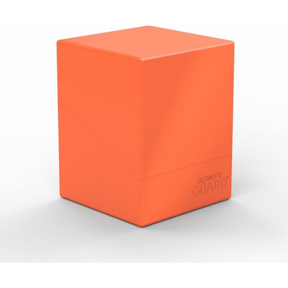 Ultimate Guard Boulder Deck Box: 100+ Solid Neon - Neon Orange