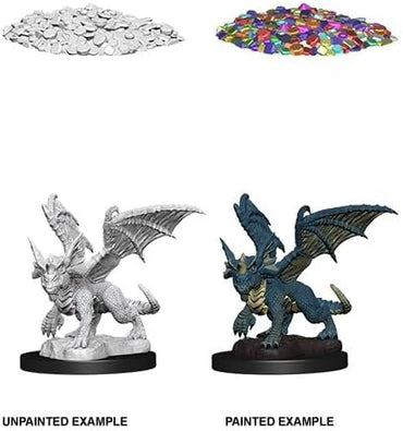 D&D Nolzur's Marvelous Miniatures : Blue Dragon Wyrmling (Wave 10)