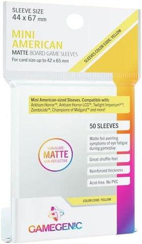 Gamegenic Matte Sleeves: Mini American-Sized (50ct)